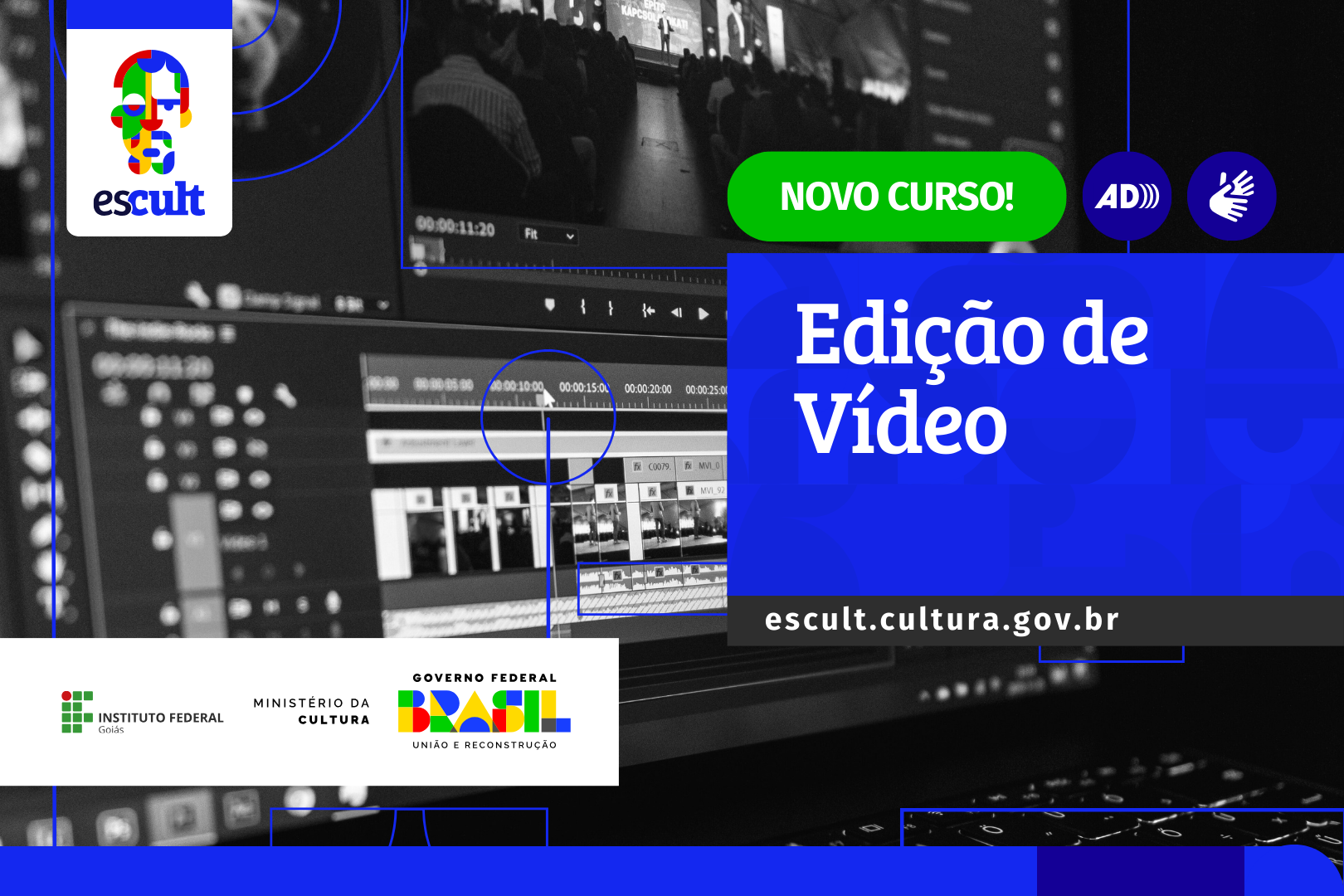 Inscrições Abertas para o Novo Curso de Edição de Vídeo