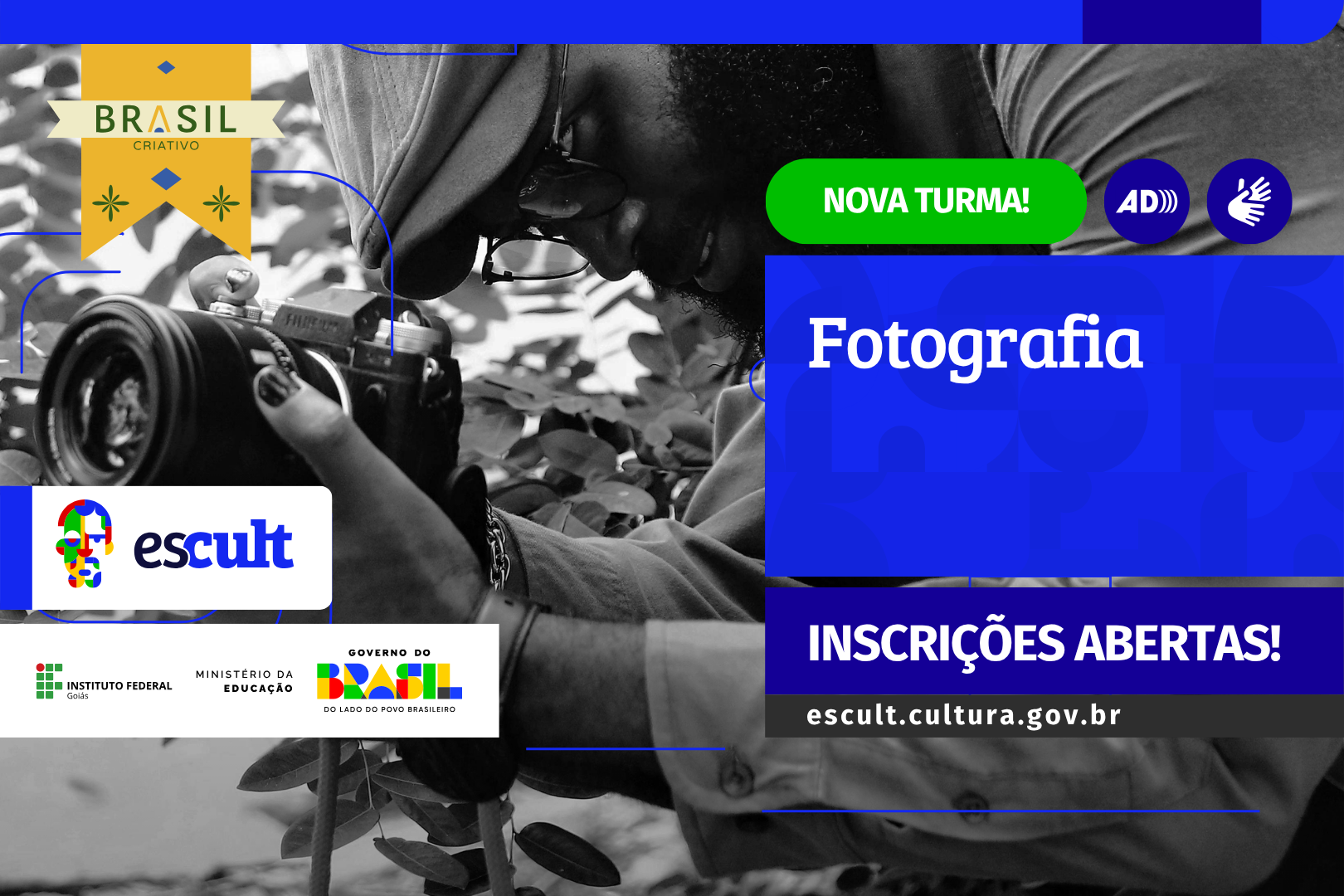 Lançamento da segunda turma do Curso Livre de Fotografia da Escult