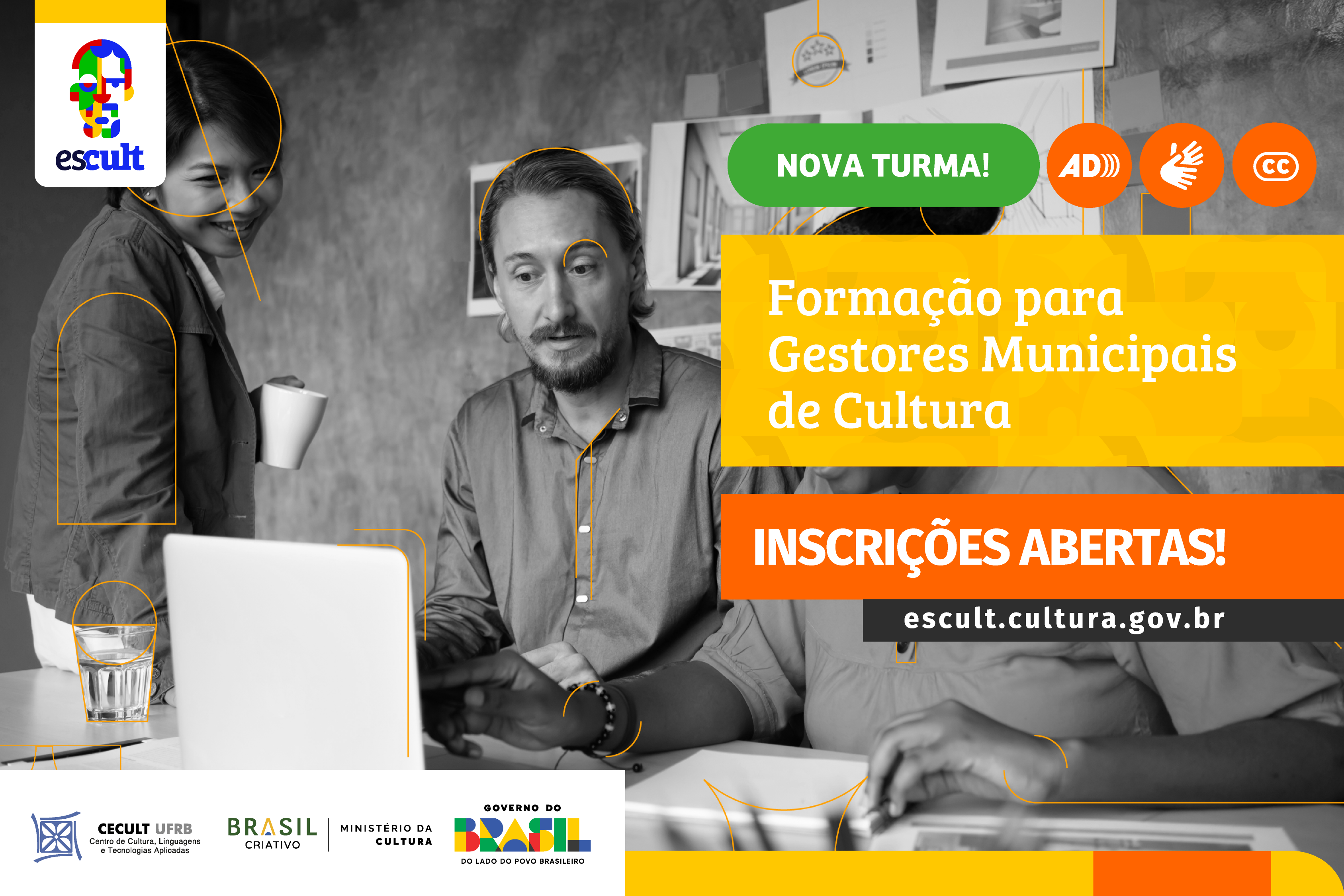 Escult reabre inscrições para curso gratuito focado em Gestores Municipais de Cultura